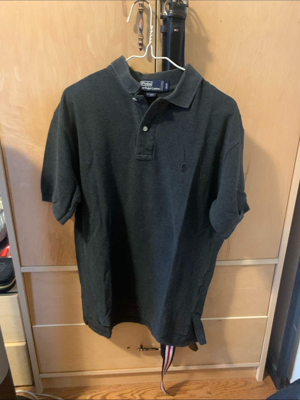 Polo by Ralph Lauren Black Cotton Pique Short Sleeve Polo Shirt